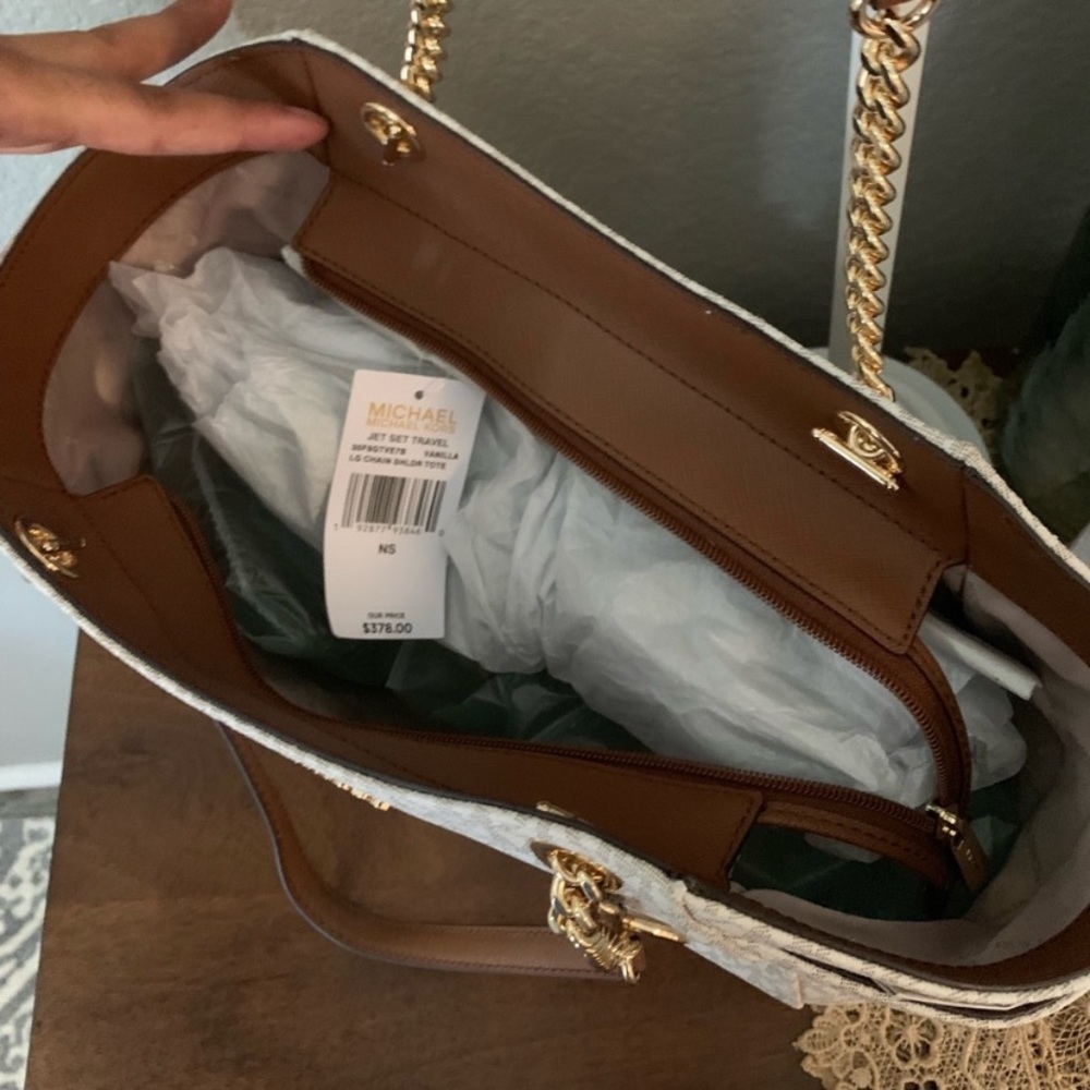 New⭐️  MK Jet set travel large chain shoulder bag - Picture 3 of 6